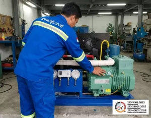 Fabrikasi Mesin Cold Storage Chiller Custom oleh BJT